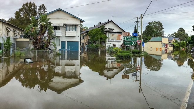 flooded houses in lismore